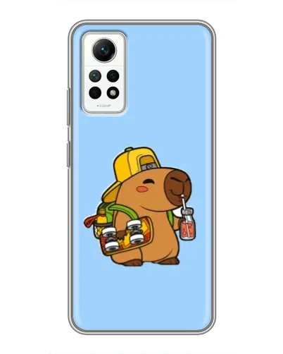 Чехол для Xiaomi Redmi Note 12 Pro (4g) с картинкой «Капибара на скейте» Чехол для Xiaomi Redmi Note 12 Pro (4g) с картинкой «Капибара на скейте»