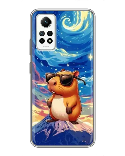Чехол для Xiaomi Redmi Note 12 Pro (4g) с картинкой «Капибара Ван Гога» Чехол для Xiaomi Redmi Note 12 Pro (4g) с картинкой «Капибара Ван Гога»