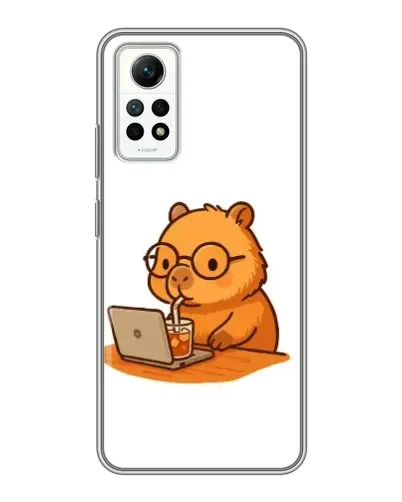Чехол для Xiaomi Redmi Note 12 Pro (4g) с картинкой «Капибара с ноутбуком» Чехол для Xiaomi Redmi Note 12 Pro (4g) с картинкой «Капибара с ноутбуком»