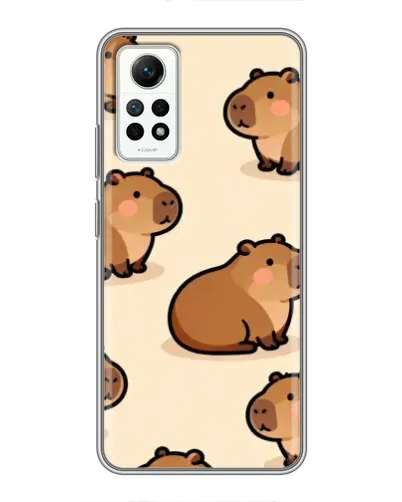 Чехол для Xiaomi Redmi Note 12 Pro (4g) с картинкой «Паттерн милых капибар» Чехол для Xiaomi Redmi Note 12 Pro (4g) с картинкой «Паттерн милых капибар»