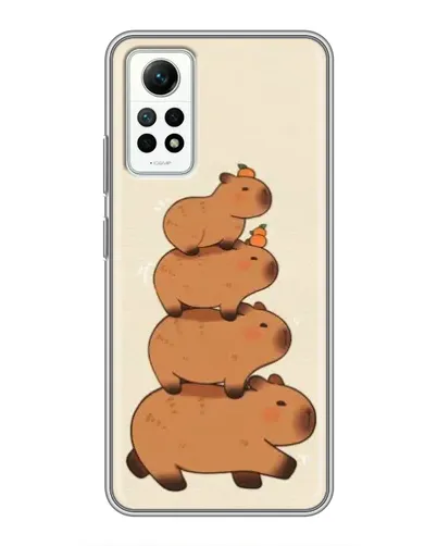 Чехол для Xiaomi Redmi Note 12 Pro (4g) с картинкой «Башня из капибар» Чехол для Xiaomi Redmi Note 12 Pro (4g) с картинкой «Башня из капибар»