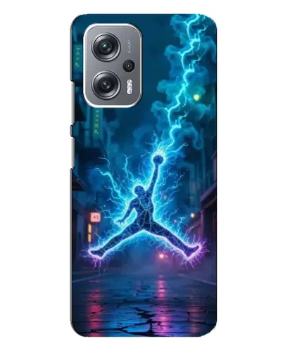Чехол для Xiaomi Redmi Note 12 Pro Plus с картинкой «Jordan Gold Jumpman»