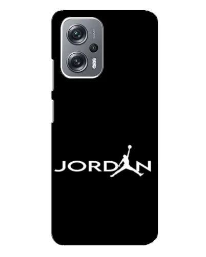 Чехол для Xiaomi Redmi Note 12 Pro Plus с картинкой «Jordan White Logo»