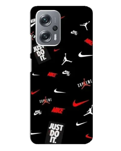 Чехол для Xiaomi Redmi Note 12 Pro Plus с картинкой «Nike Mix Pattern»