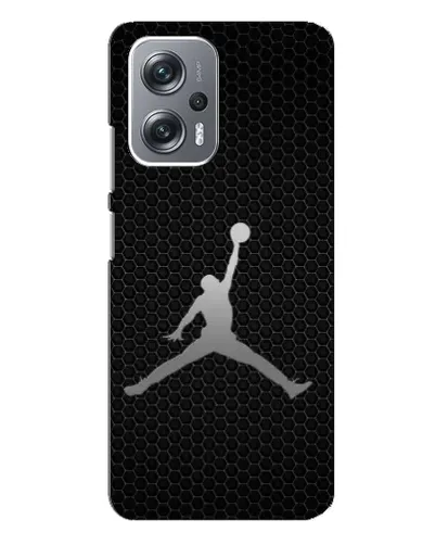 Чехол для Xiaomi Redmi Note 12 Pro Plus с картинкой «Jordan Dark Carbon»