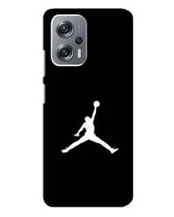 Чехол для Xiaomi Redmi Note 12 Pro Plus с картинкой «Jordan Silhouette»