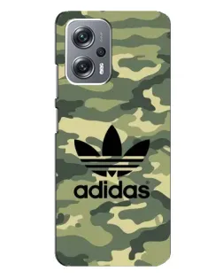 Чехол для Xiaomi Redmi Note 12 Pro Plus с картинкой «Милитари стиль Adidas» Чехол для Xiaomi Redmi Note 12 Pro Plus с картинкой «Милитари стиль Adidas»