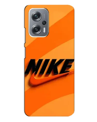 Чехол для Xiaomi Redmi Note 12 Pro Plus с картинкой «Оранжевый драйв Nike»