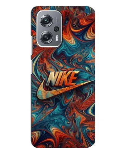 Чехол для Xiaomi Redmi Note 12 Pro Plus с картинкой «Nike в абстракции»