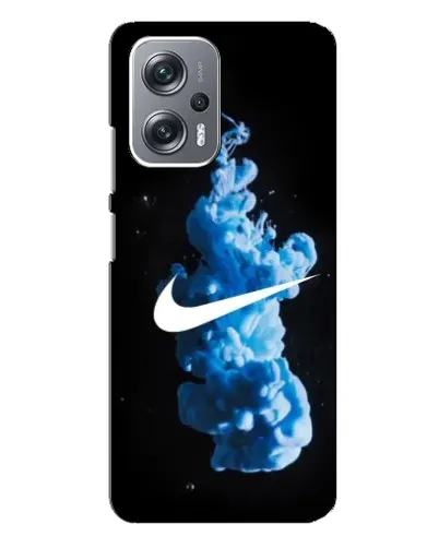 Чехол для Xiaomi Redmi Note 12 Pro Plus с картинкой «Nike и синий дым»