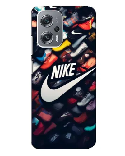 Чехол для Xiaomi Redmi Note 12 Pro Plus с картинкой «Коллекция кроссовок Nike»