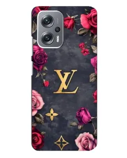 Чехол для Xiaomi Redmi Note 12 Pro Plus с картинкой «Цветочный Louis Vuitton»