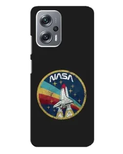 Чехол для Xiaomi Redmi Note 12 Pro Plus с картинкой «NASA — эмблема миссии»