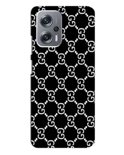 Чехол для Xiaomi Redmi Note 12 Pro Plus с картинкой «Gucci — сетчатый паттерн»