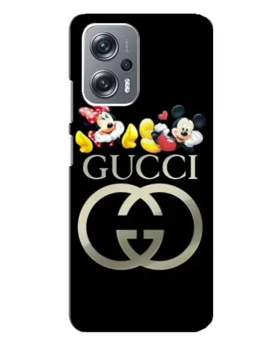 Чехол для Xiaomi Redmi Note 12 Pro Plus с картинкой «Gucci — герои Disney»