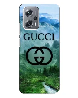 Чехол для Xiaomi Redmi Note 12 Pro Plus с картинкой «Gucci — горный пейзаж»