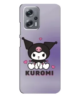 Чехол для Xiaomi Redmi Note 12 Pro Plus с картинкой «Kuromi — фиолетовый арт»