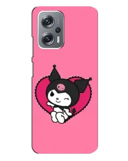 Чехол для Xiaomi Redmi Note 12 Pro Plus с картинкой «Kuromi — любовь в сердце»