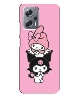Чехол для Xiaomi Redmi Note 12 Pro Plus с картинкой «My Melody и Kuromi»
