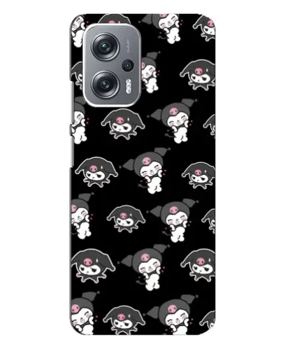 Чехол для Xiaomi Redmi Note 12 Pro Plus с картинкой «Черный паттерн Kuromi» Чехол для Xiaomi Redmi Note 12 Pro Plus с картинкой «Черный паттерн Kuromi»