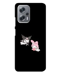 Чехол для Xiaomi Redmi Note 12 Pro Plus с картинкой «My Melody и Kuromi»