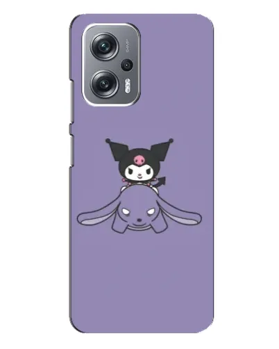 Чехол для Xiaomi Redmi Note 12 Pro Plus с картинкой «Kuromi на лиловом фоне» Чехол для Xiaomi Redmi Note 12 Pro Plus с картинкой «Kuromi на лиловом фоне»