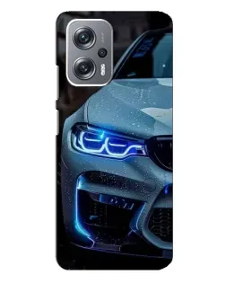 Чехол для Xiaomi Redmi Note 12 Pro Plus с картинкой «Взгляд BMW с синими фарами» Чехол для Xiaomi Redmi Note 12 Pro Plus с картинкой «Взгляд BMW с синими фарами»