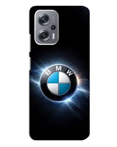 Чехол для Xiaomi Redmi Note 12 Pro Plus с картинкой «BMW — неоновое сияние»