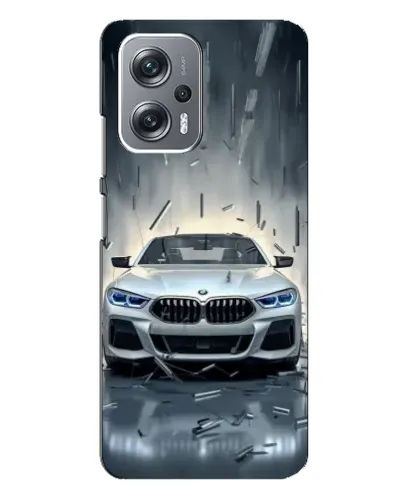 Чехол для Xiaomi Redmi Note 12 Pro Plus с картинкой «BMW в свете фар»