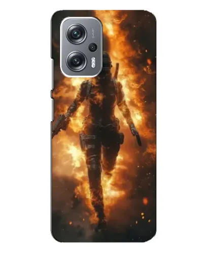 Чехол для Xiaomi Redmi Note 12 Pro Plus с картинкой «BMW — скорость в дожде»