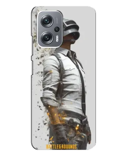 Чехол для Xiaomi Redmi Note 12 Pro Plus с картинкой «PUBG — боец в пыли»