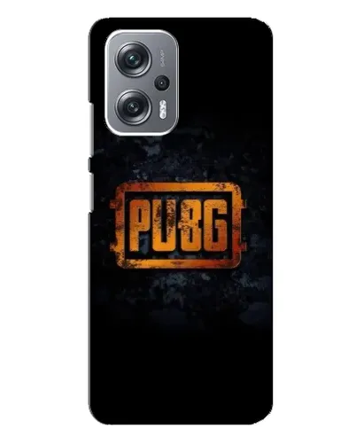Чехол для Xiaomi Redmi Note 12 Pro Plus с картинкой «PUBG — золотой логотип»