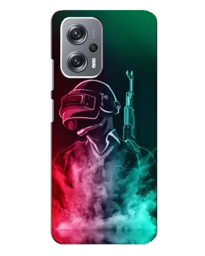 Чехол для Xiaomi Redmi Note 12 Pro Plus с картинкой «PUBG — огненный воин»