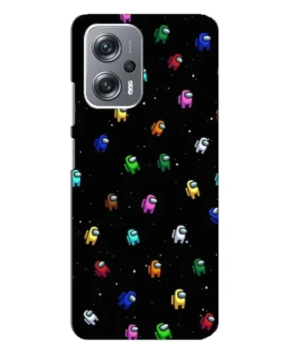 Чехол для Xiaomi Redmi Note 12 Pro Plus с картинкой «Экипаж Among Us»