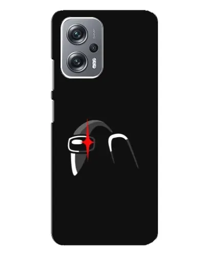 Чехол для Xiaomi Redmi Note 12 Pro Plus с картинкой «Among Us шлем»