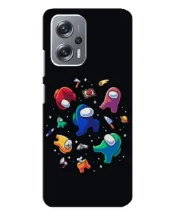 Чехол для Xiaomi Redmi Note 12 Pro Plus с картинкой «Among Us космос»