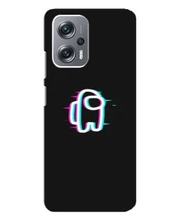 Чехол для Xiaomi Redmi Note 12 Pro Plus с картинкой «Among Us неон»