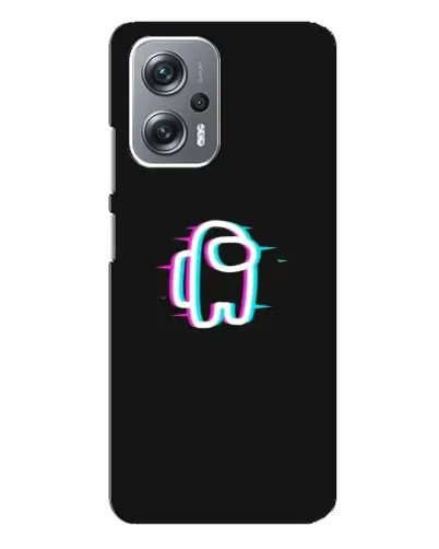 Чехол для Xiaomi Redmi Note 12 Pro Plus с картинкой «Among Us неон»