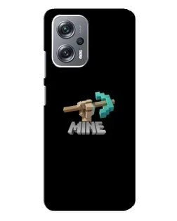 Чехол для Xiaomi Redmi Note 12 Pro Plus с картинкой «Алмазная кирка»