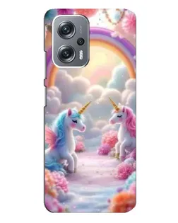 Чехол для Xiaomi Redmi Note 12 Pro Plus с картинкой «Радуга и единороги» Чехол для Xiaomi Redmi Note 12 Pro Plus с картинкой «Радуга и единороги»