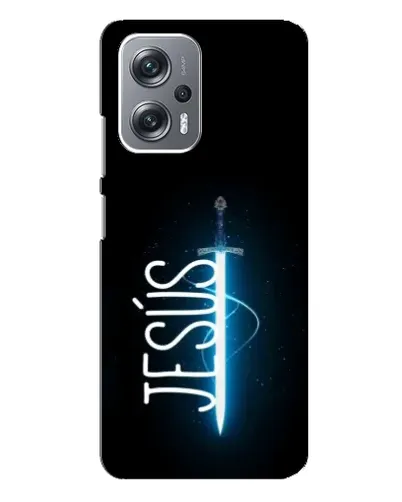 Чехол для Xiaomi Redmi Note 12 Pro Plus с картинкой «Меч Духа Jesus» Чехол для Xiaomi Redmi Note 12 Pro Plus с картинкой «Меч Духа Jesus»