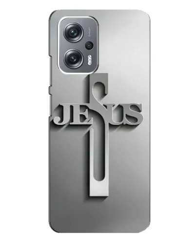 Чехол для Xiaomi Redmi Note 12 Pro Plus с картинкой «Металлический крест Jesus» Чехол для Xiaomi Redmi Note 12 Pro Plus с картинкой «Металлический крест Jesus»