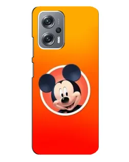 Чехол для Xiaomi Redmi Note 12 Pro Plus с картинкой «Mickey в круге»