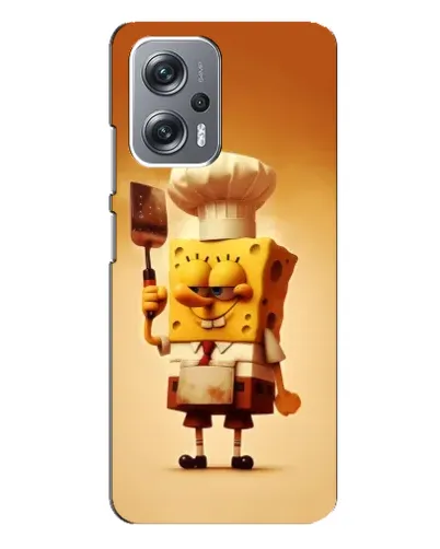 Чохол для Xiaomi Redmi Note 12 Pro Plus з картинкою «Губка Боб кухар»