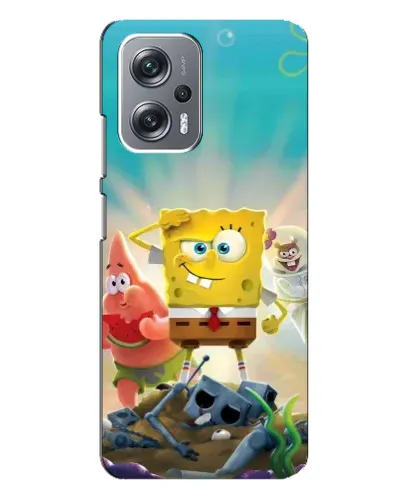 Чохол для Xiaomi Redmi Note 12 Pro Plus з картинкою «Спанч Боб переможець»