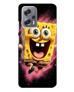 Чохол для Xiaomi Redmi Note 12 Pro Plus з картинкою «Вибуховий Спанч Боб»