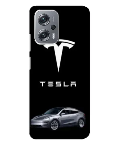 Чехол для Xiaomi Redmi Note 12 Pro Plus с картинкой «Tesla Model Y»