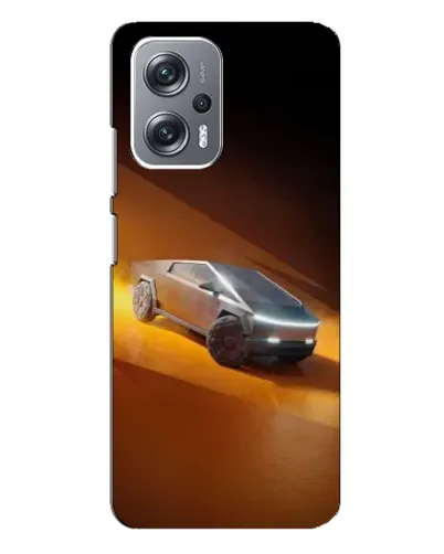 Чехол для Xiaomi Redmi Note 12 Pro Plus с картинкой «Cybertruck в пустыне»