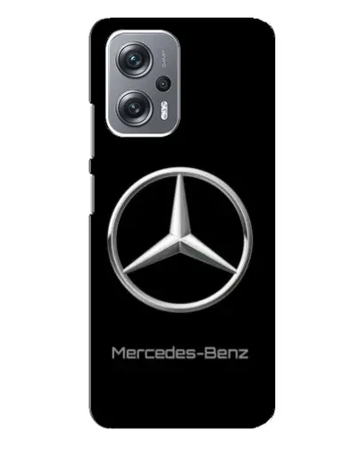 Чехол для Xiaomi Redmi Note 12 Pro Plus с картинкой «Mercedes Silver Logo»