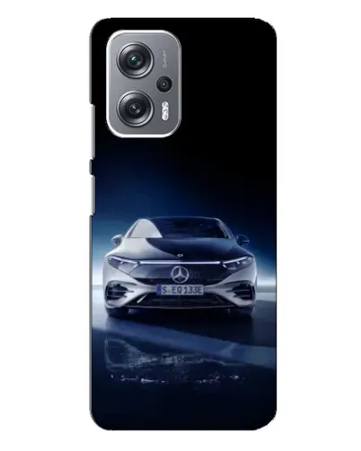 Чехол для Xiaomi Redmi Note 12 Pro Plus с картинкой «Ночной Mercedes EQ»